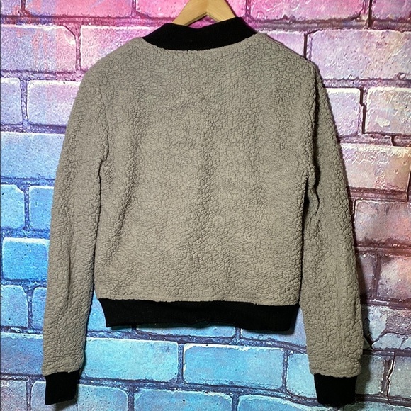 MARRAKECH Women's Gray Sherpa Jacket Small - Picture 5 of 8